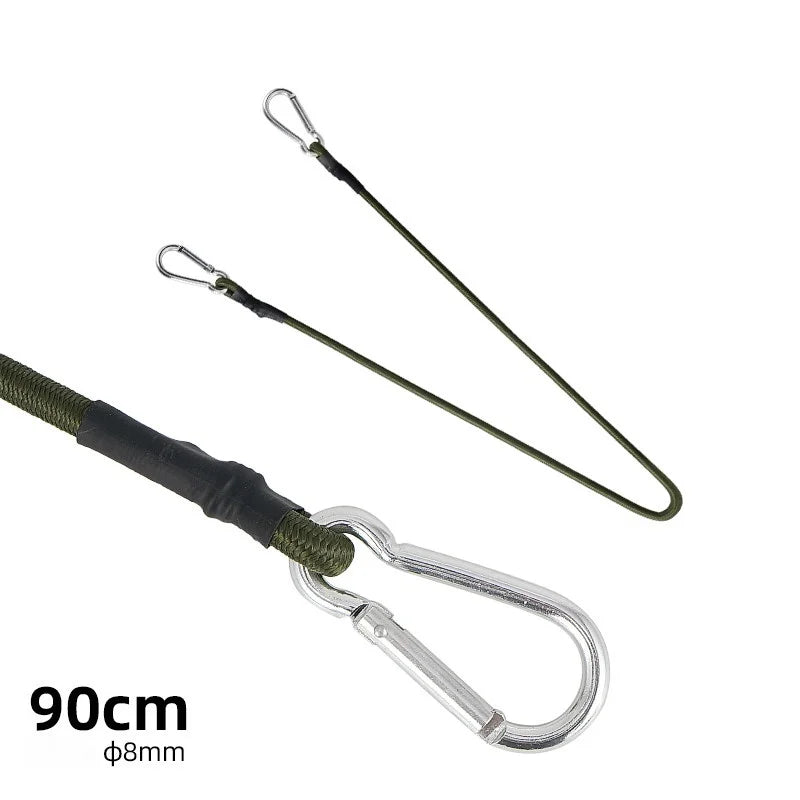 Heavy Duty Elastic Bungee Cord with Carabiner Hooks - 16