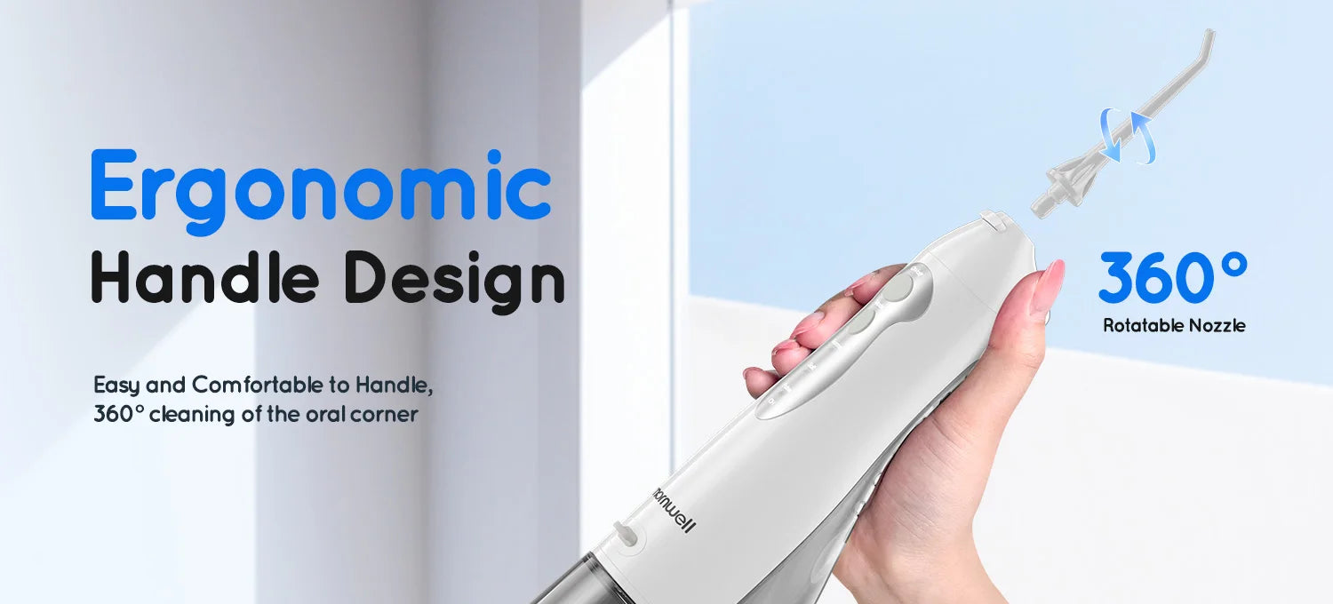 Portable Oral Care Kit: Water Flosser & Electric Toothbrush Set - 8