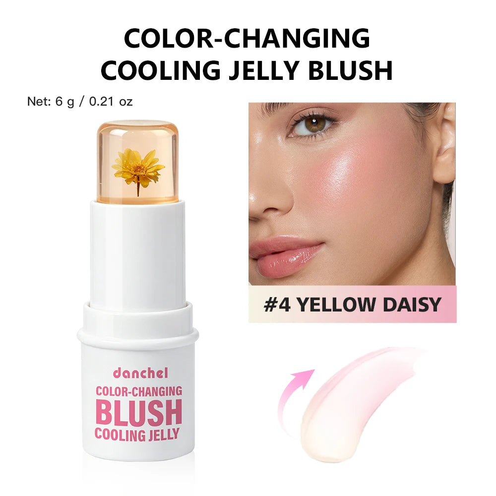 pH Adaptive Color-Changing Jelly Blush for Lips, Cheeks, and Eyes - 23