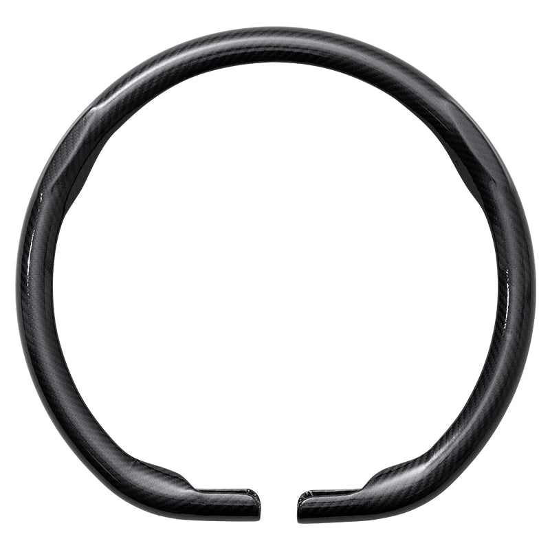 Universal Carbon Fiber Texture Steering Wheel Cover - 8