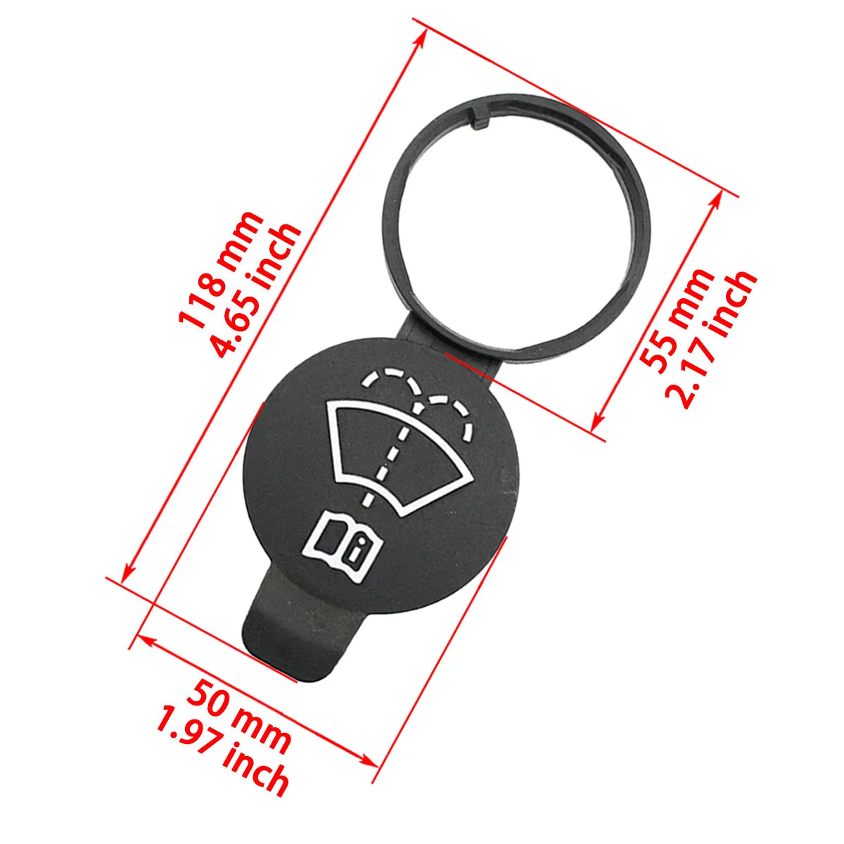Windshield Washer Fluid Reservoir Tank Cap Cover