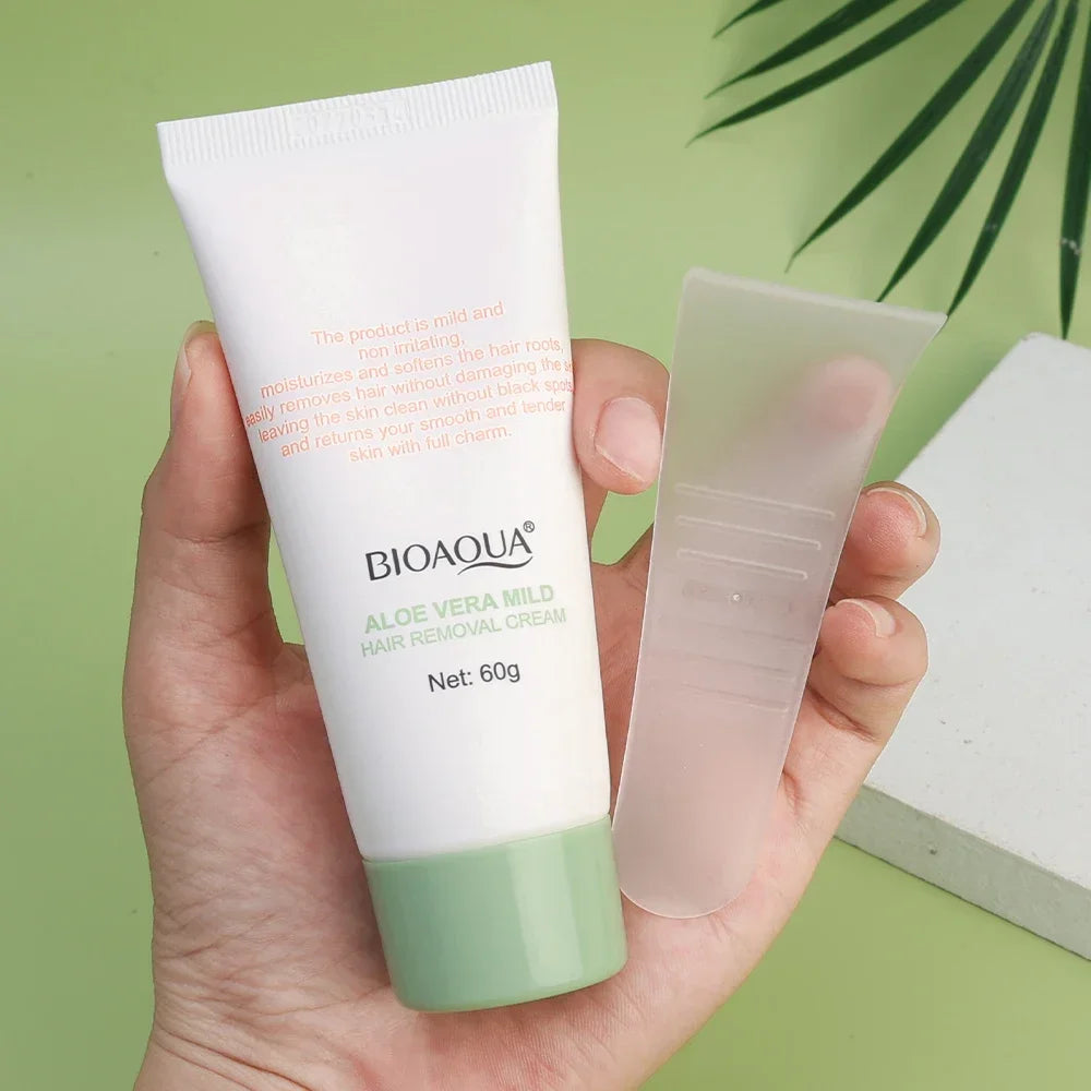 Painless Aloe Vera Hair Removal Cream for Full Body - 4