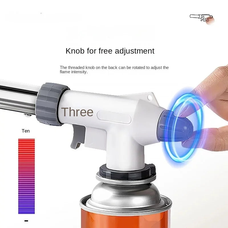 Adjustable Butane Culinary Torch for Camping and Cooking