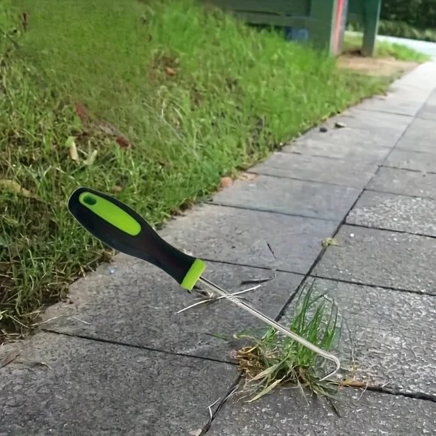 Heavy-Duty Stainless Steel Paving Weed and Moss Remover Hook
