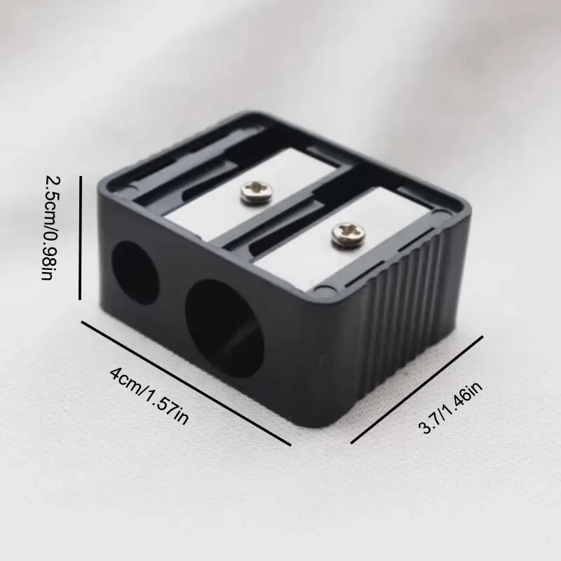 Portable Double Hole Manual Makeup Pencil Sharpener - 8
