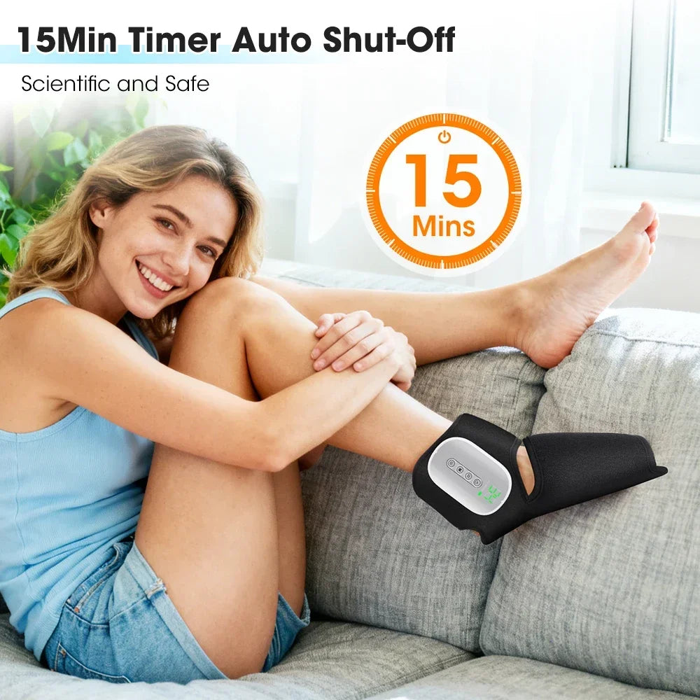 Cordless Heated Air Compression Foot and Ankle Massager - 4