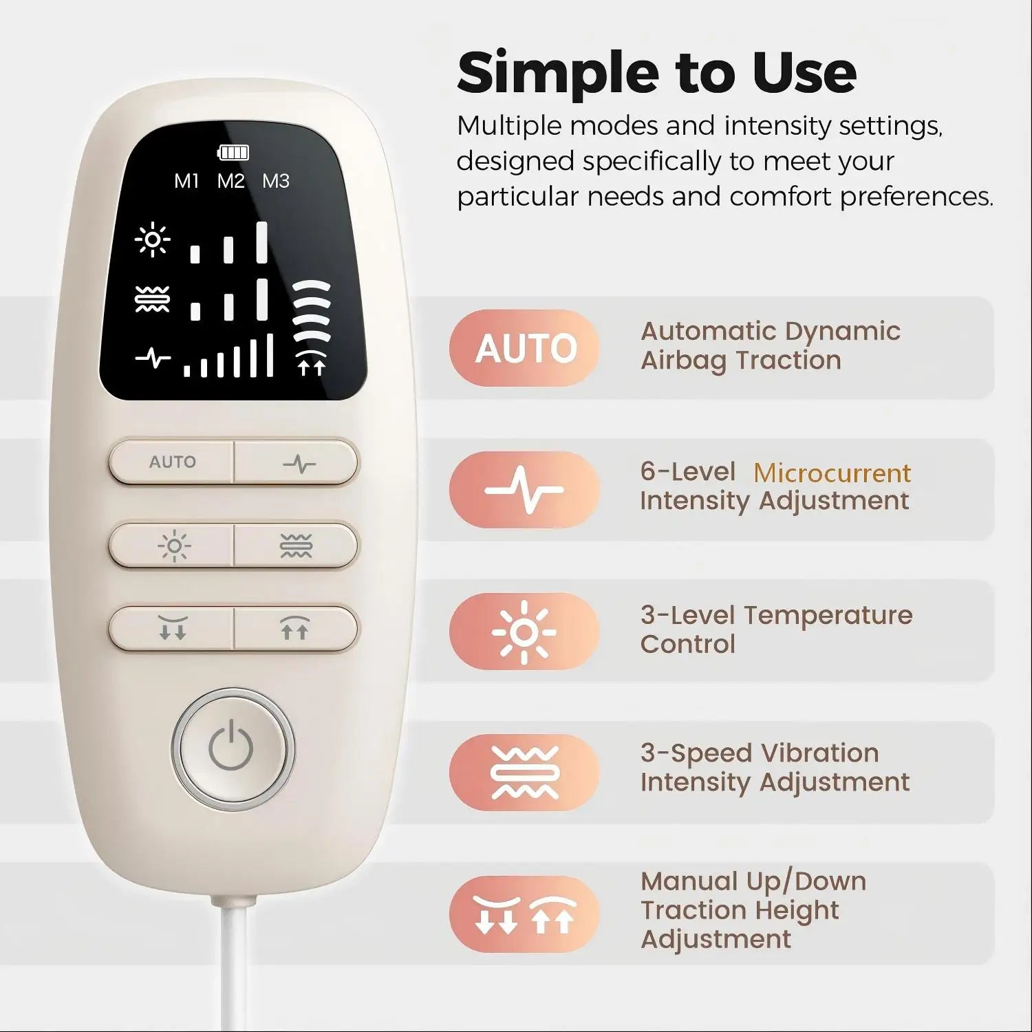 Electric Lumbar Traction Massager for Lower Back Pain Relief - 5