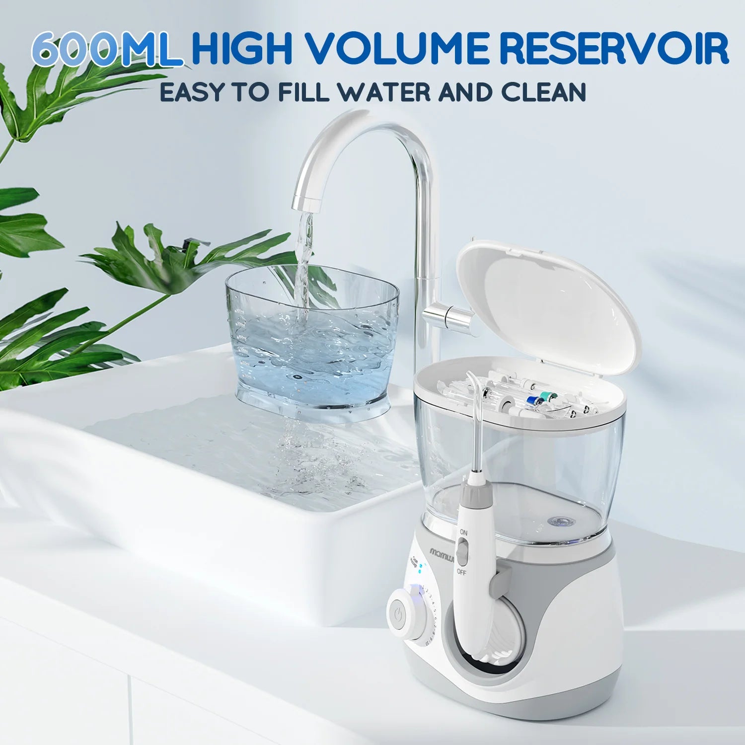 Electric Water Flosser with 8 Nozzles for Deep Oral Cleaning - 6