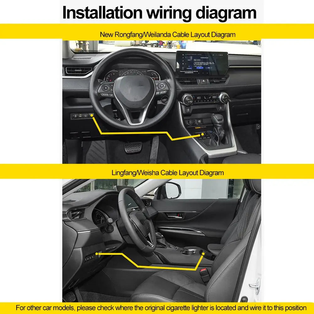Dual Port Fast Car Charger for Toyota