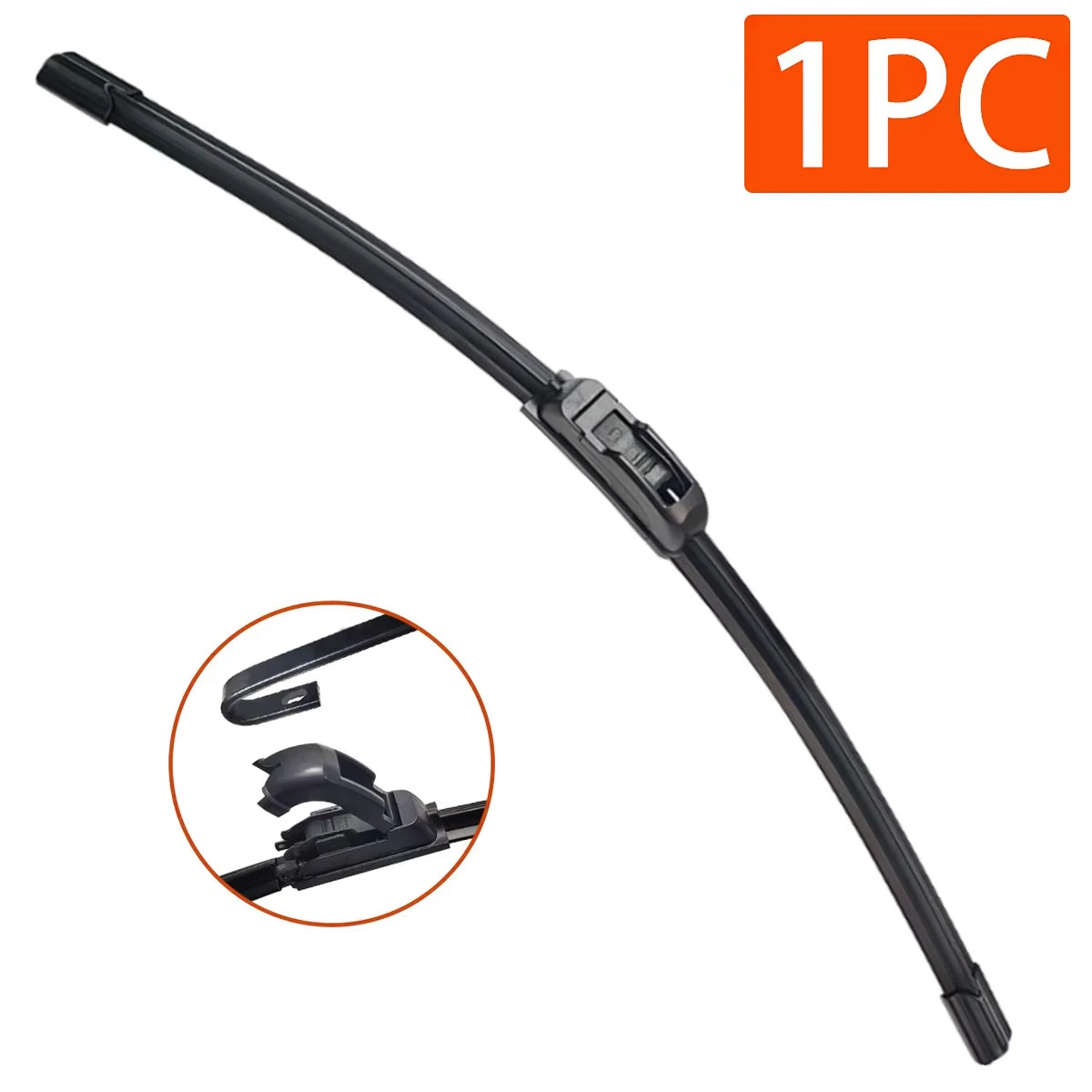 Universal Frameless J-Hook Car Windshield Wiper Blade - 7