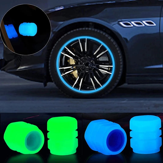Universal Luminous Night-Glowing Tire Valve Caps