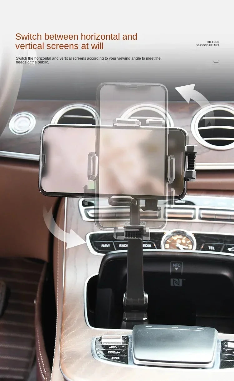 Adjustable Cup Holder Car Phone Mount
