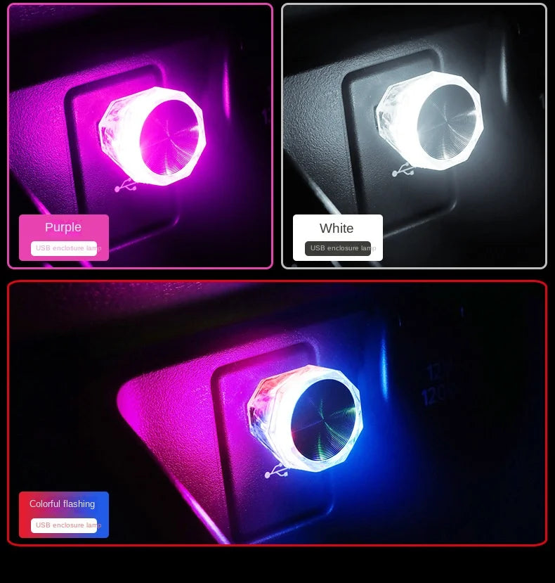 USB LED Car Interior Atmosphere Light