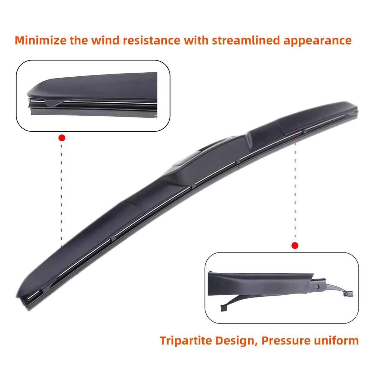Universal J-Hook Windshield Wiper Blade