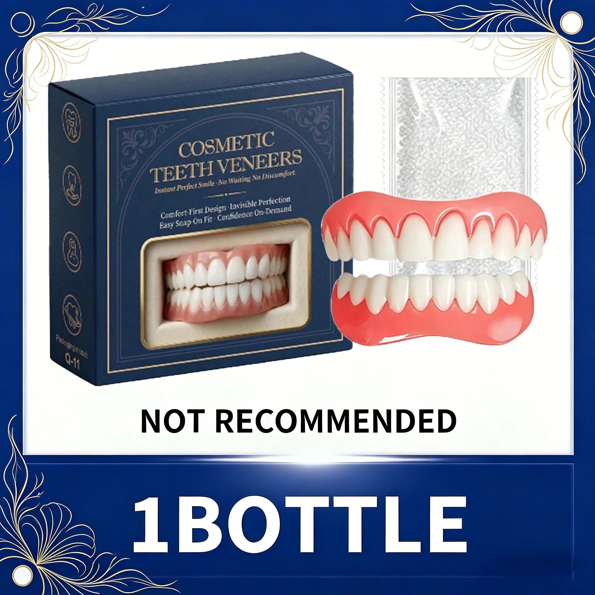 Custom Fit Moldable Silicone Dentures for Natural Smile - 7