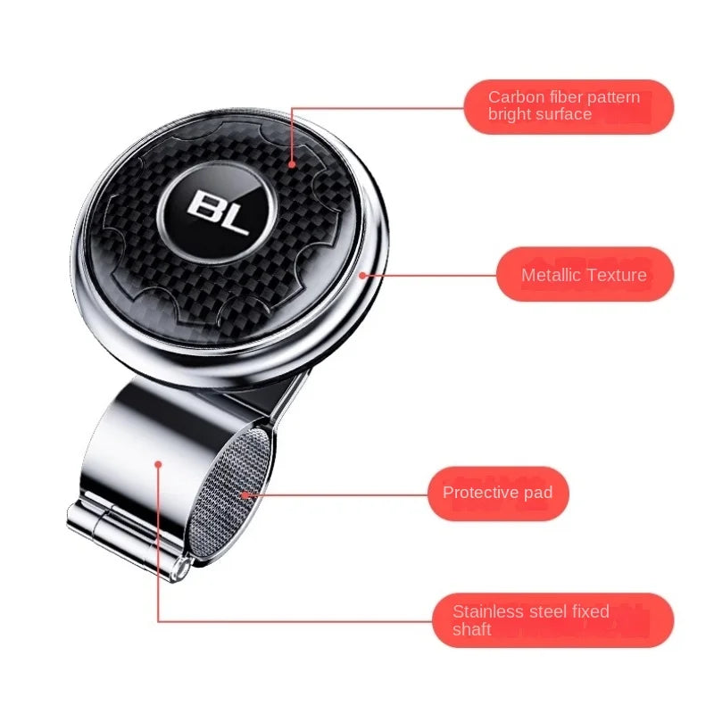 Universal Steering Wheel Spinner Knob Booster