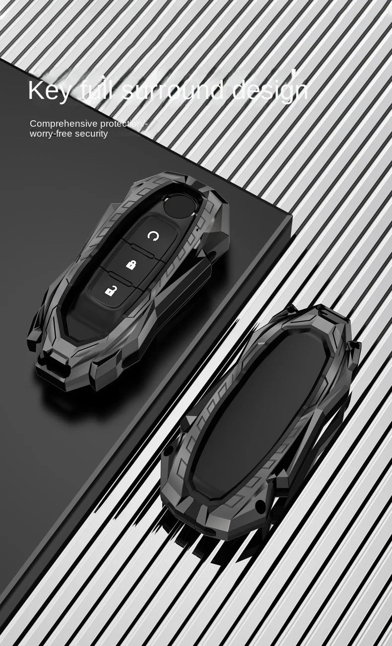 Protective Galvanized Alloy Car Key Case Cover for Nissan and Infiniti