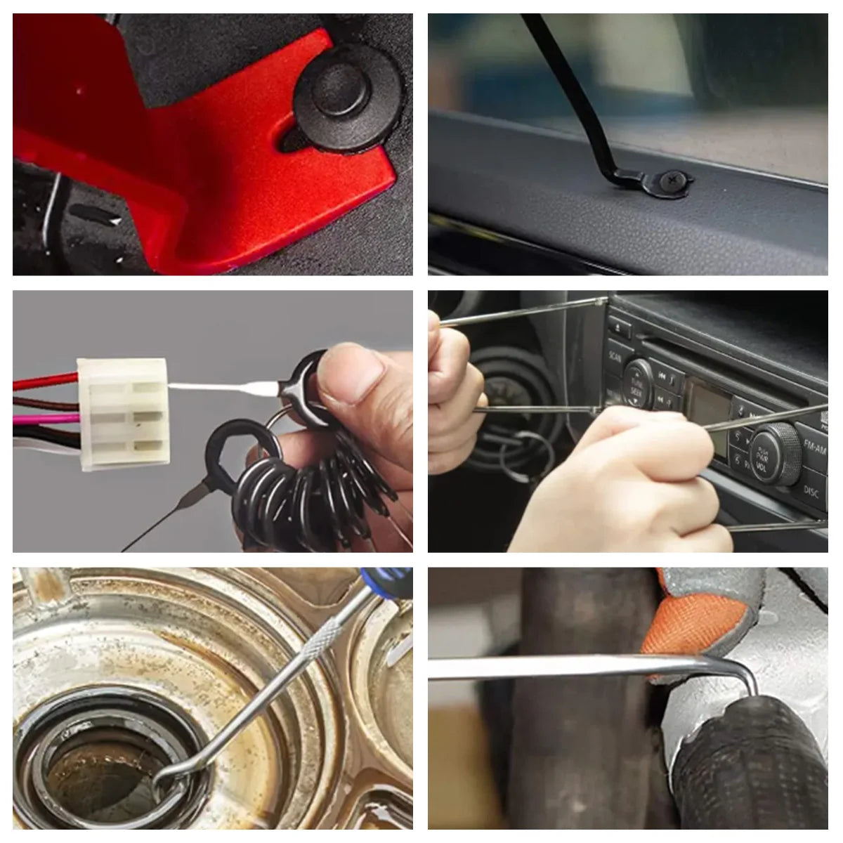 Automotive Interior Trim and Panel Removal Tool Set