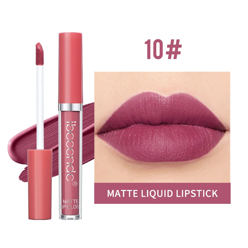 Waterproof Matte Liquid Lipstick Long-Lasting Lip Gloss