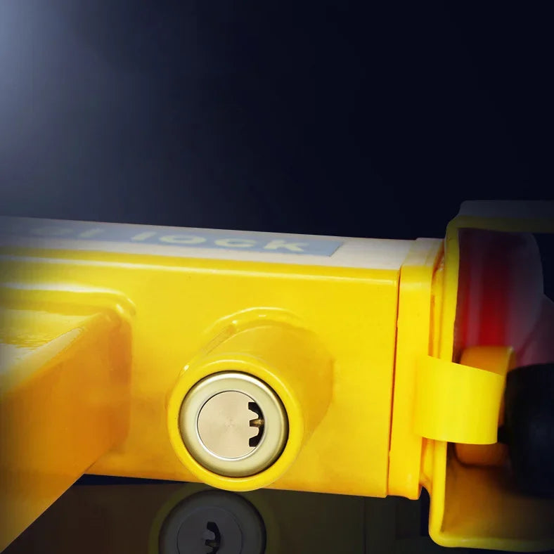Heavy Duty Anti-Theft Wheel Clamp Lock for Vehicles - 8