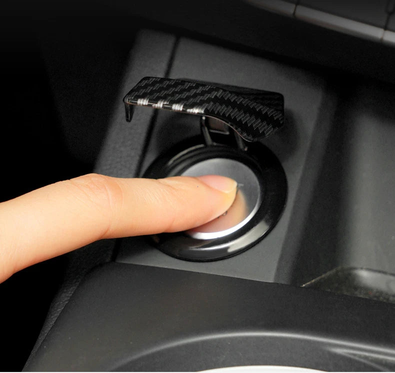 Car Engine Push Button Start Stop Protective Cover