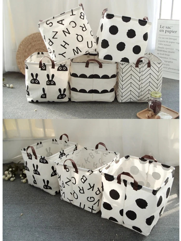 Collapsible Fabric Storage Basket for Home Organization