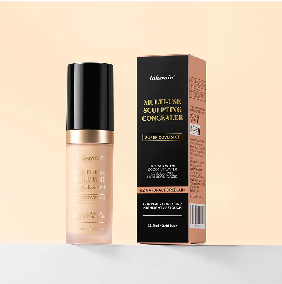 5-Color Waterproof Sculpting Concealer for Face and Contouring - 16