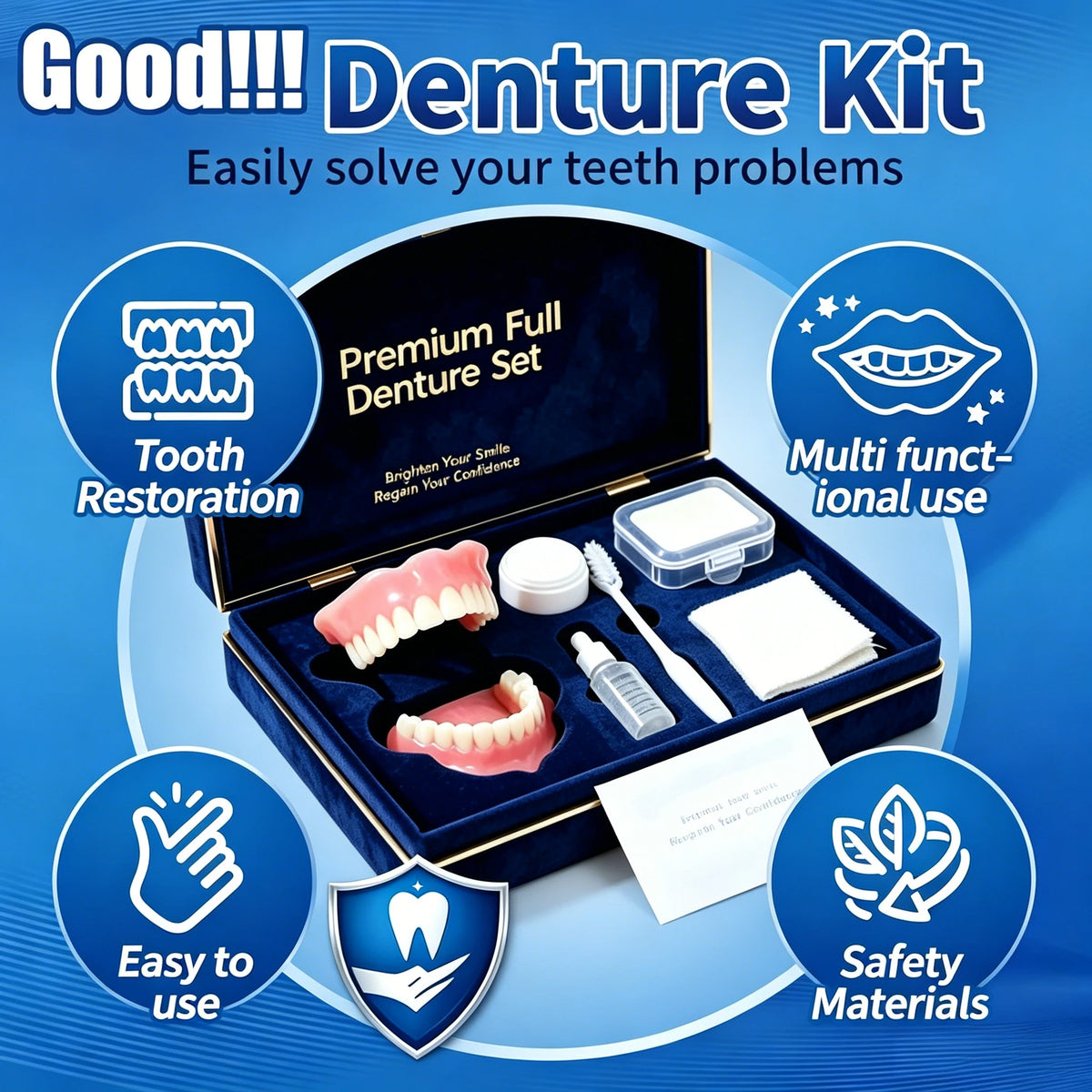 Comfort Silicone Smile Set for Upper and Lower Teeth