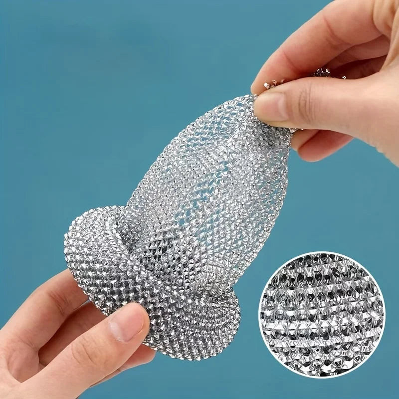 10 Pcs Nano Cleaning Sponge Set with Detachable Handles for Kitchen