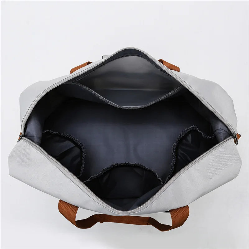 Large Capacity Travel Duffel Bag with Shoe Compartment - 8