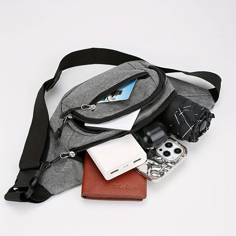 Multifunctional Waist Pack Adjustable Commuter Travel Belt Bag - 4