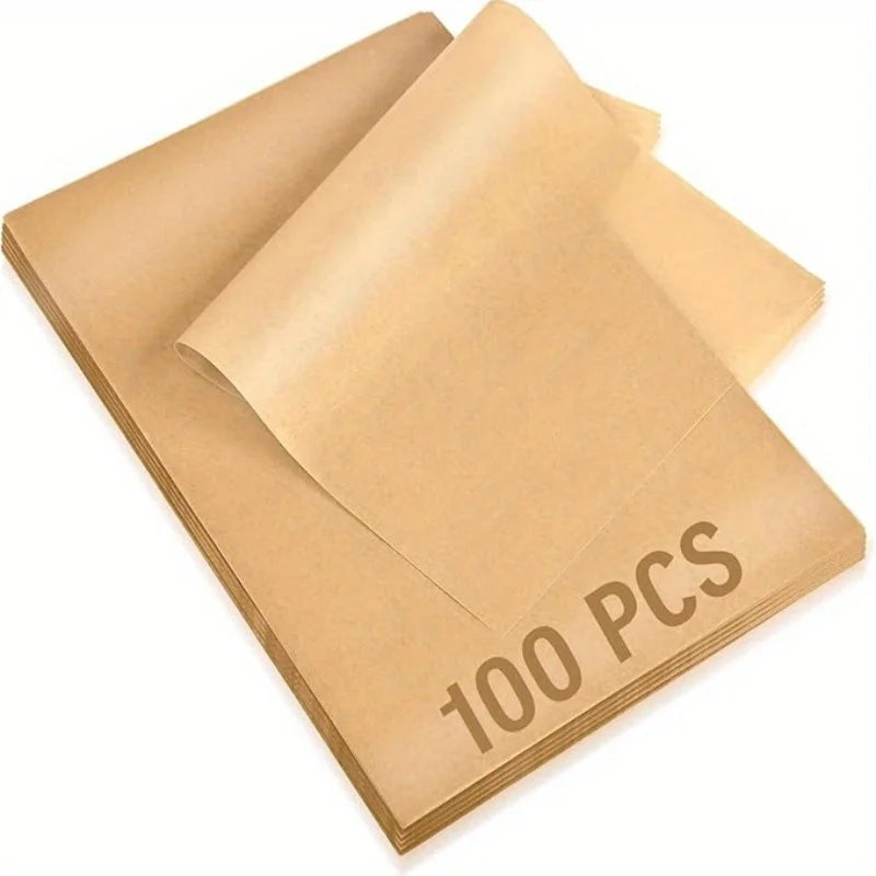 Non-Stick Unbleached Parchment Paper Sheets for Baking and Air Frying - 3
