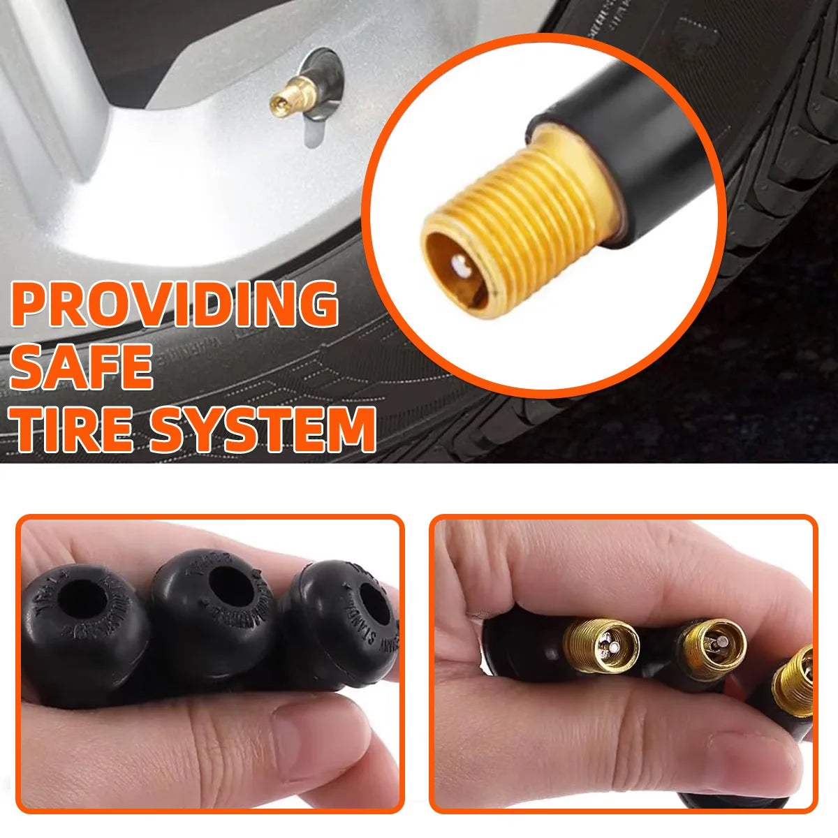 Snap-In Tubeless Car Tire Valve Stem