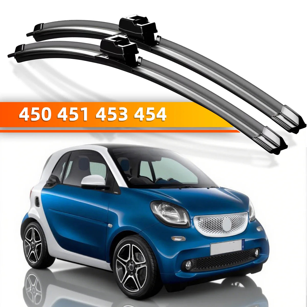 Front Windshield Wiper Blades for Smart Fortwo