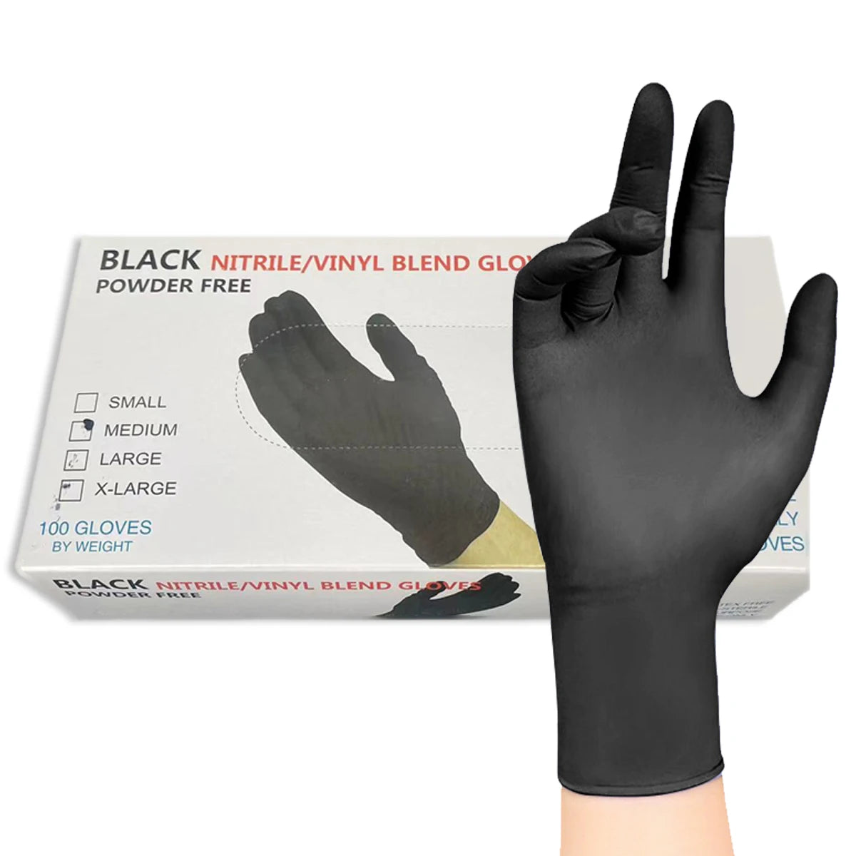 Heavy-Duty Disposable Nitrile Gloves for Mechanics and Cleaning