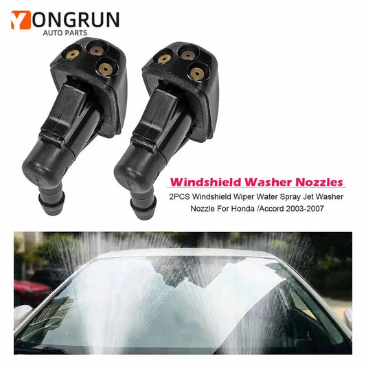 Front Windshield Washer Nozzle Spray Jet Replacement Set