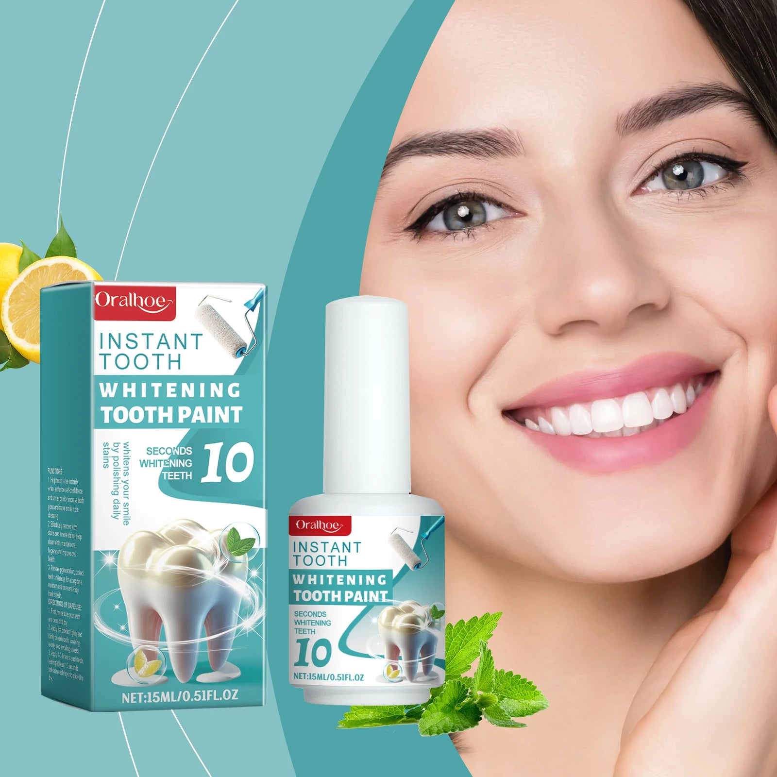 Instant Teeth Whitening Paint for Bright Smile - 2
