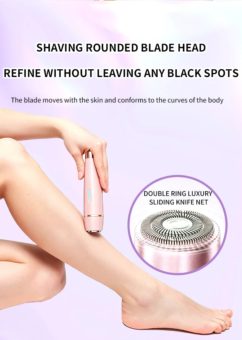 3-in-1 Waterproof Electric Shaver and Bikini Trimmer for Women