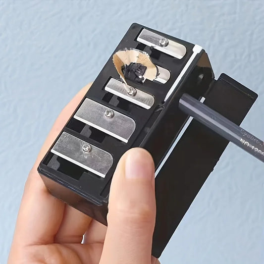 Portable Double Hole Manual Makeup Pencil Sharpener