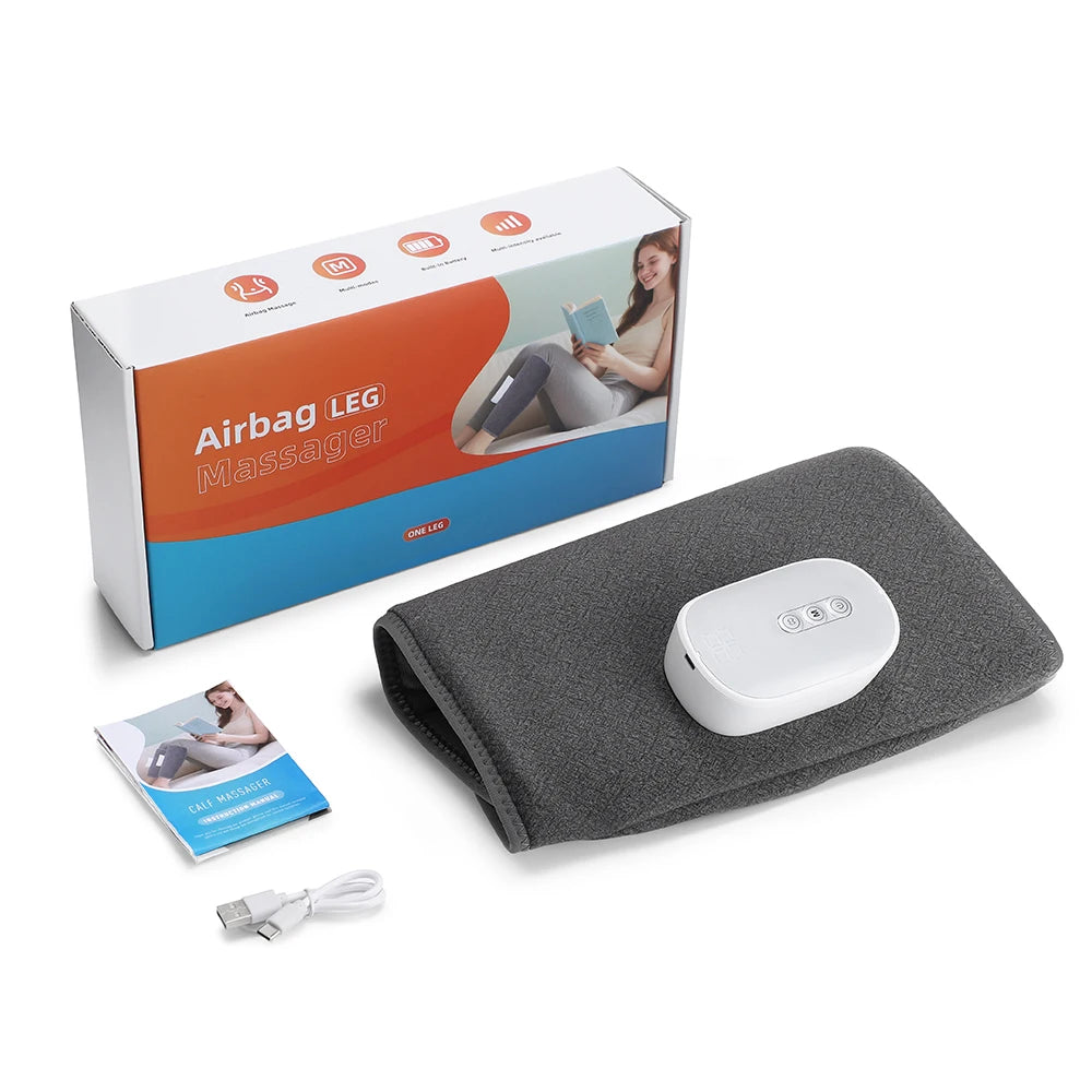 Wireless Air Compression Leg and Calf Massager for Muscle Recovery