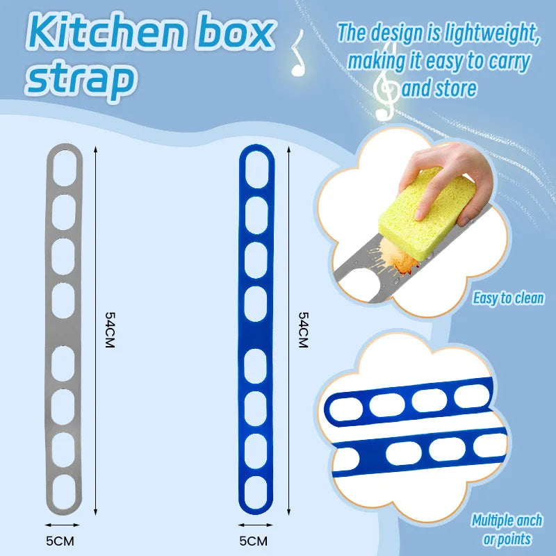 Elastic Pot Lid Securing Strap for Food Transport - 13