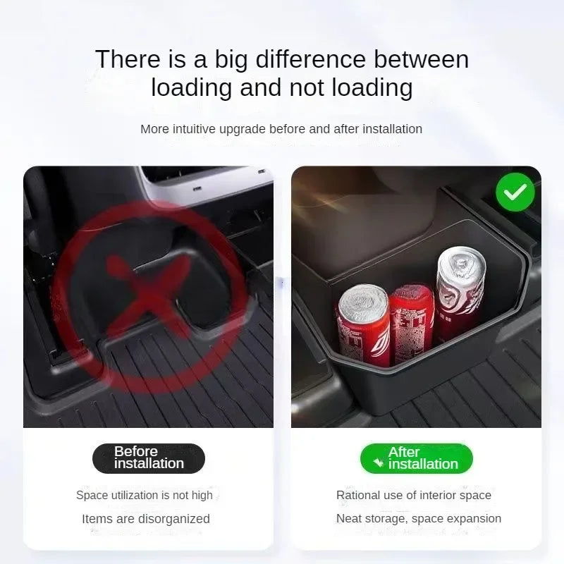 Rear Center Console Storage Organizer for Model Y