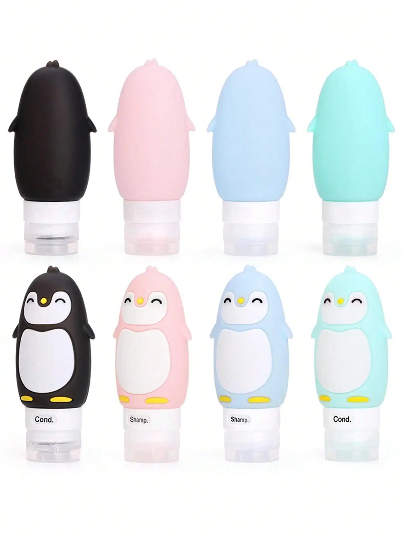 Cartoon Penguin Travel Bottle for Toiletries - 8