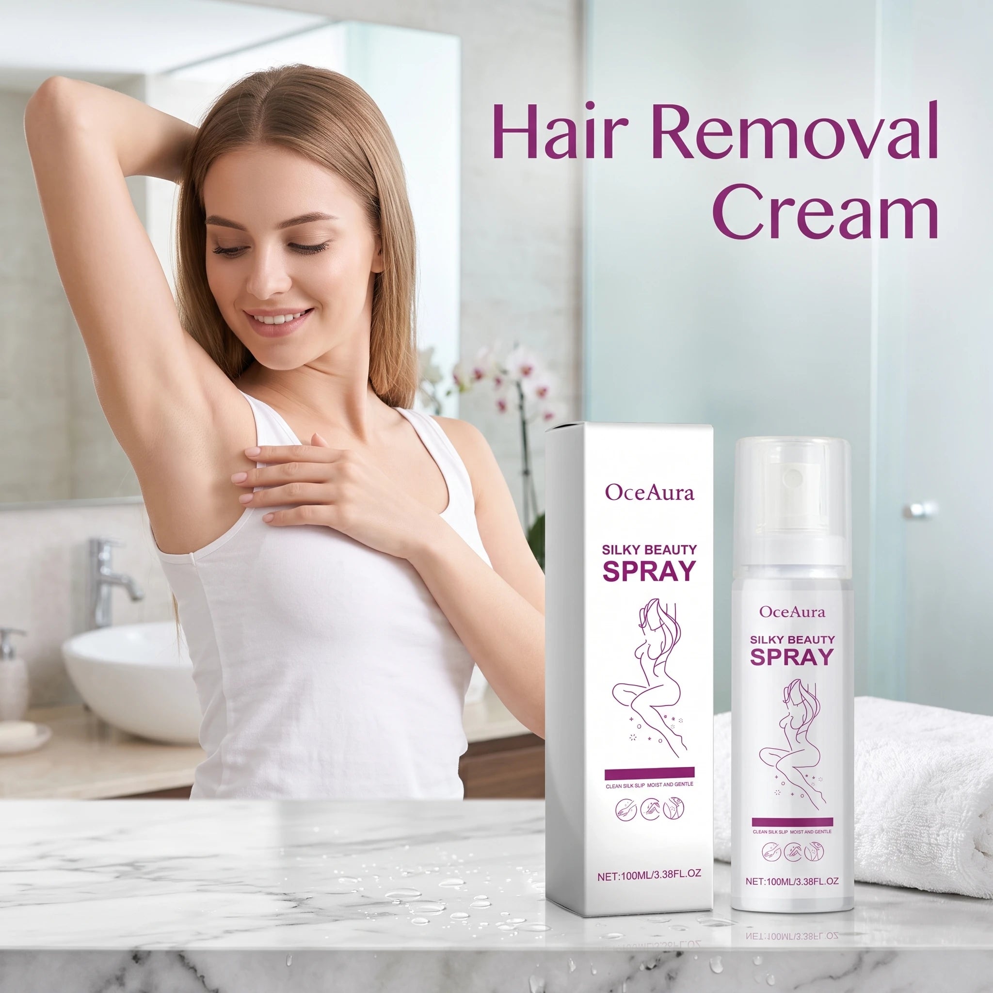 Gentle Painless Hair Removal Mousse Spray - 3