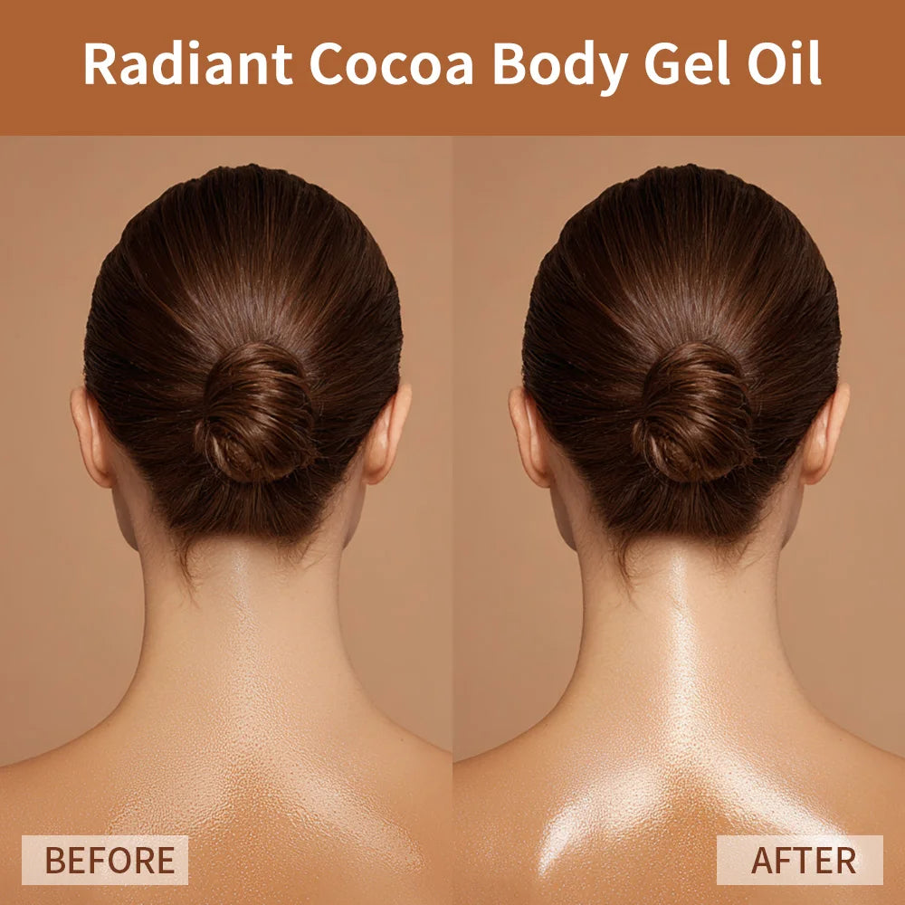 Cocoa Butter Body Gel Oil for Radiant Glowing Skin