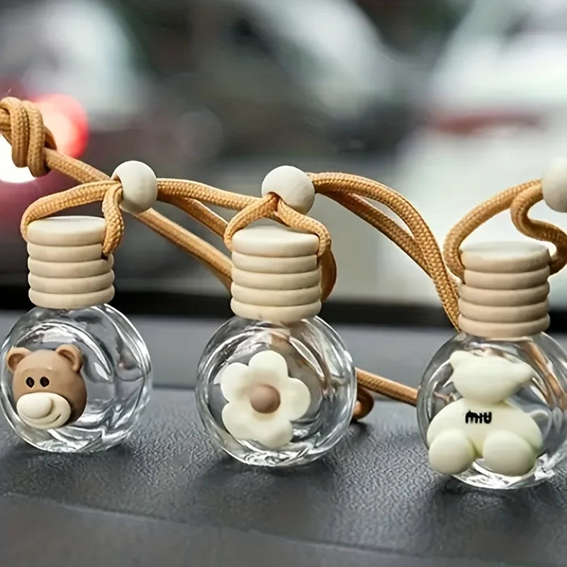 Decorative Car Aromatherapy Glass Pendant