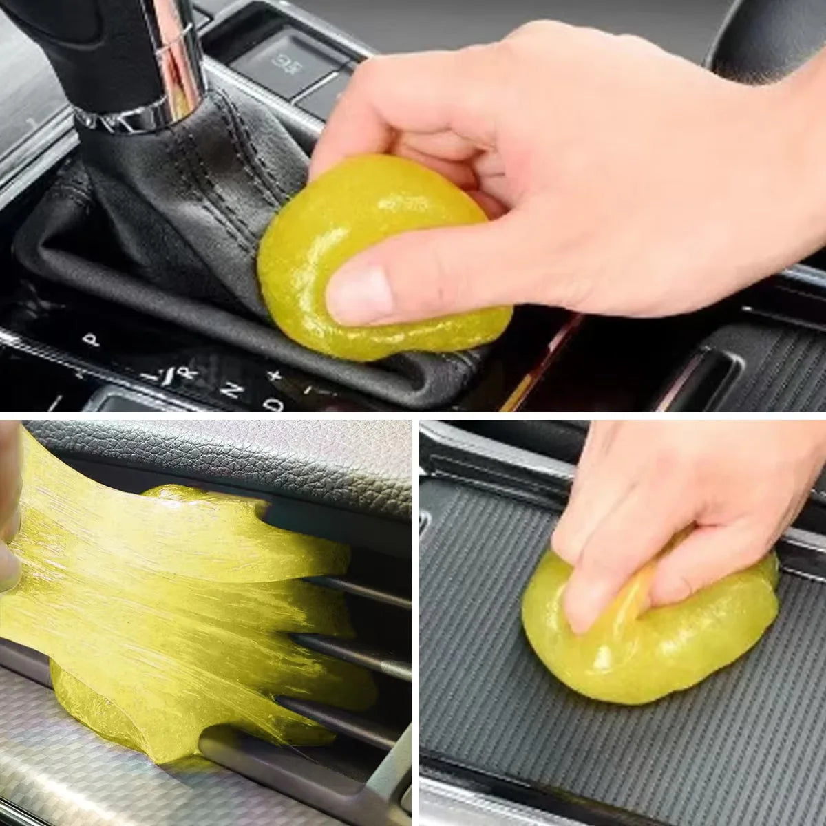 Universal Dust Cleaning Gel for Car Interiors and Electronics - 4