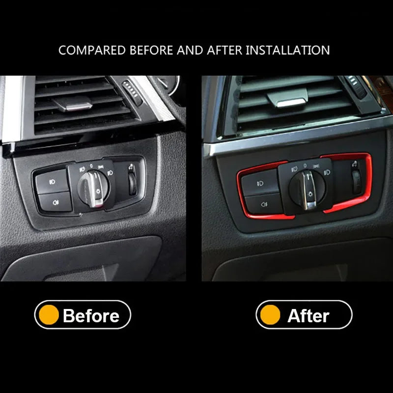 Headlight Switch Frame Trim for BMW 3 and 4 Series