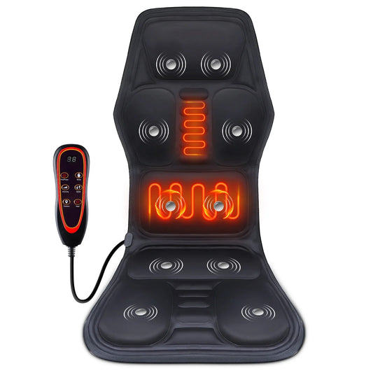 Full-Body Heated Vibrating Massage Chair Cushion