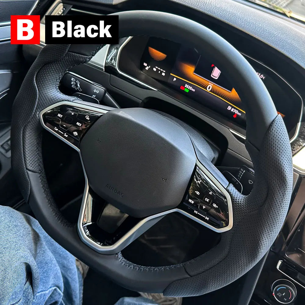 Non-Slip Universal Car Steering Wheel Cover Set